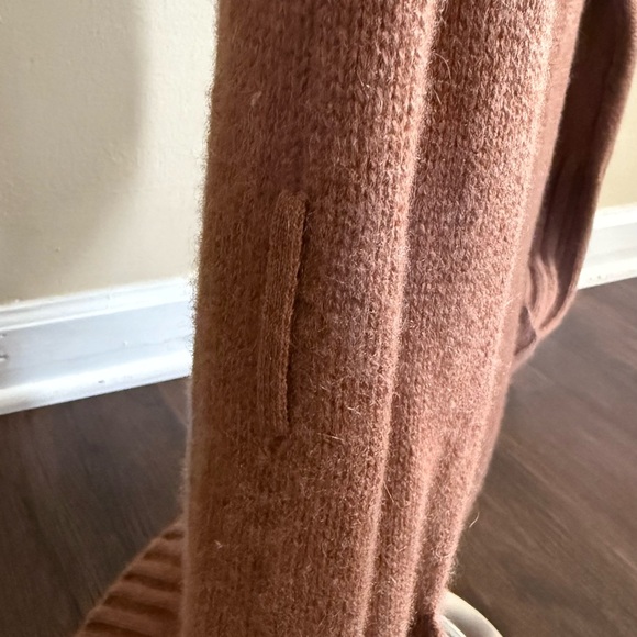360 Cashmere Tan Knit Sweater - Picture 4 of 12